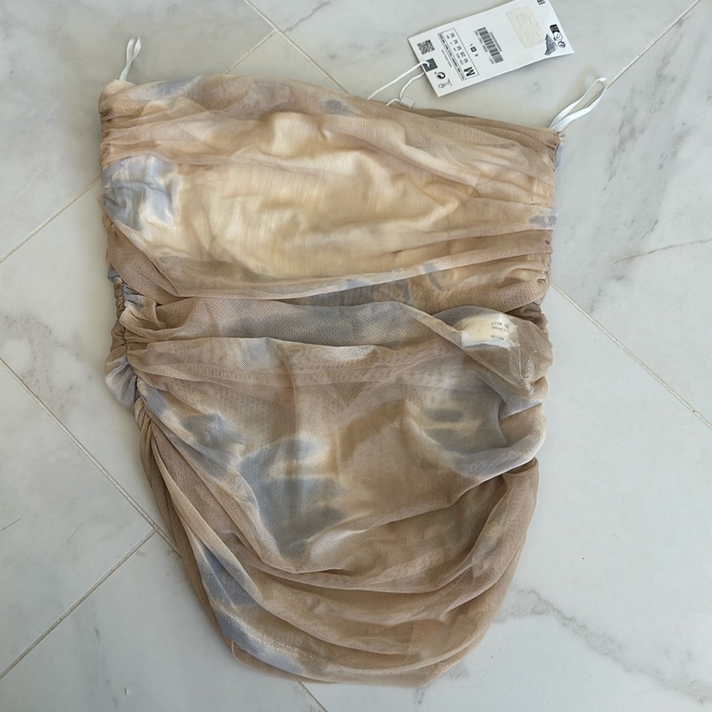 Zara strapless top